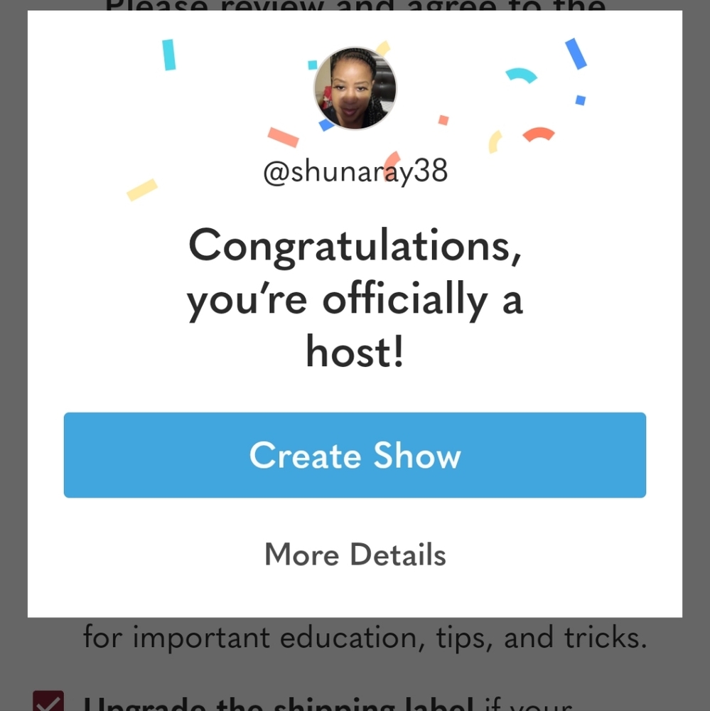 Live Show Notification